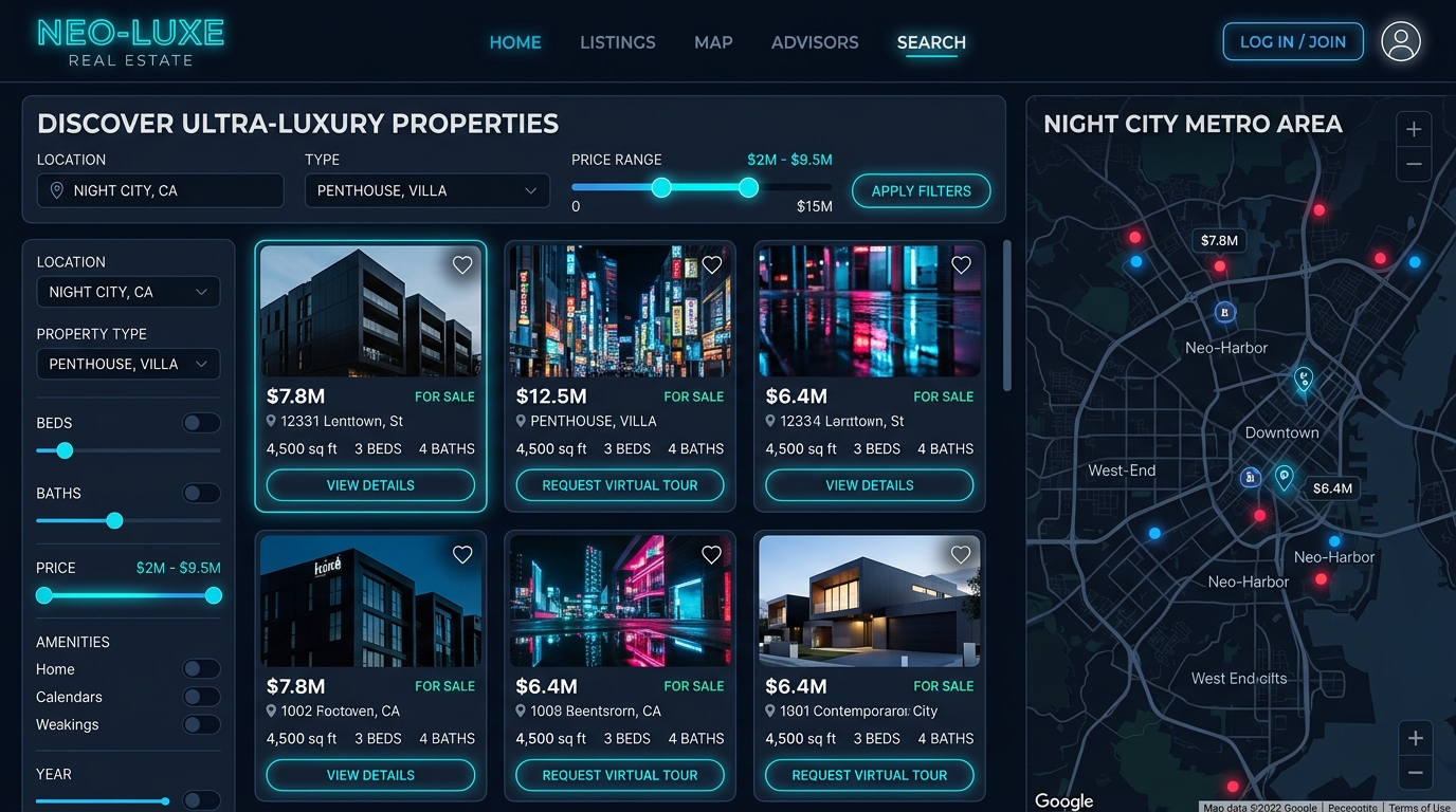 Real Estate Management Platform Interface